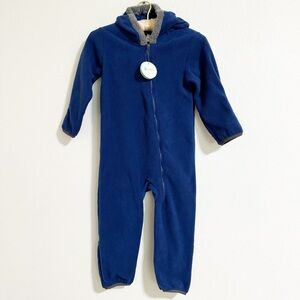 NEW Cuddle Club Bear Fleece Bunting 5T